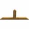 Ekena Millwork Portland Rough Sawn Timber Gable Bracket, Western Red Cedar, 60"W x 27"H x 2"D x 6"F, 11/12 Pitch GBW060X27X0206POR00RWR - alternate 3